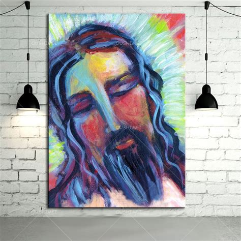 Jesus Canvas Painting At Explore Collection Of