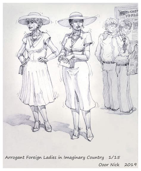 Arrogant Ladies In Imaginary Country By Ozornick On Deviantart