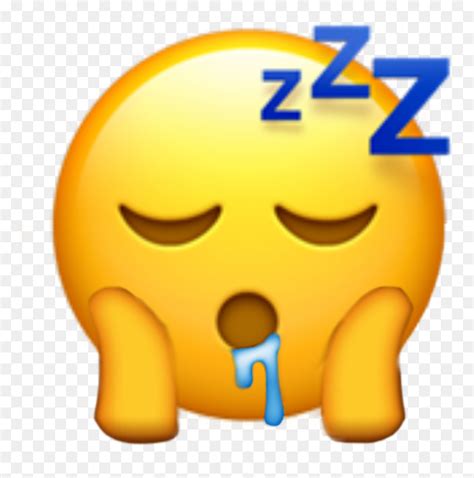 Freetoedit Sleep Drool Tired Emoji Face Text Tired Emoji Hd