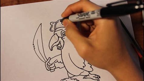 How to draw a parakeet easy. How To Draw A Parrot|Step By Step Easy|Bird|For Beginners ...