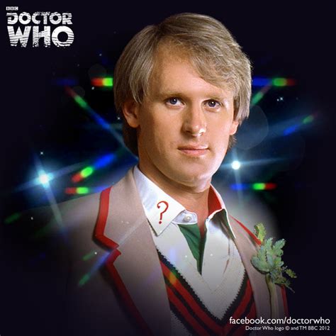 Peter Davison As The Fifth Doctor Doctor Who Fifth Doctor First Doctor