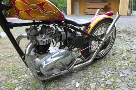 Triumph 750 harris bonneville 1986 been sat in a showroom all its life this must be the rarest bike in the country right now! 1970 Triumph Chopper Bonneville Tiger 650 Bobber