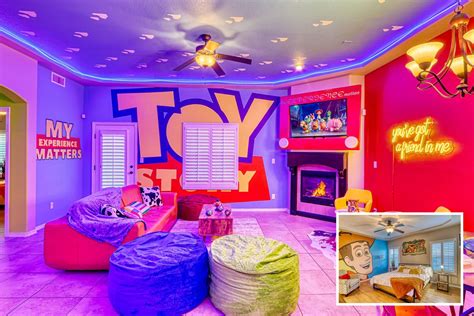 Kids Will Love This Toy Story Themed House With Woody Style Bedroom And