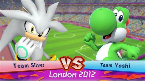 Mario Sonic At The London Olympic Games Team Silver Vs Team Yoshi Youtube