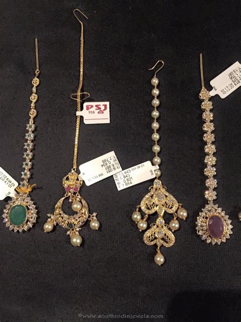 You are currently shopping for: Bridal Gold Maang Tikka Designs ~ South India Jewels
