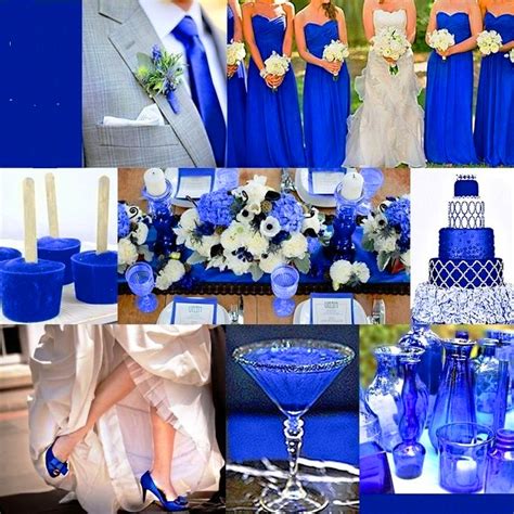 Royal Blue Wedding Reception Ideas