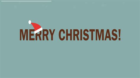 Animated Close Up Merry Christmas Text On Stock Motion Graphics Sbv