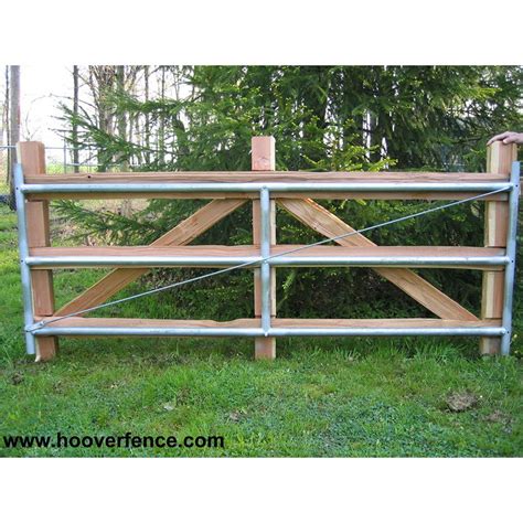 Hoover Fence Wood Split Rail Gates Western Red Cedar W Steel Frames