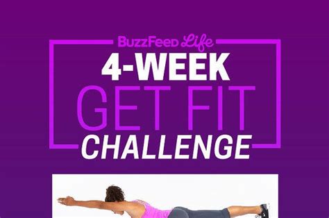 Sign Up For Buzzfeeds 4 Week Get Fit Challenge Workout Challenge