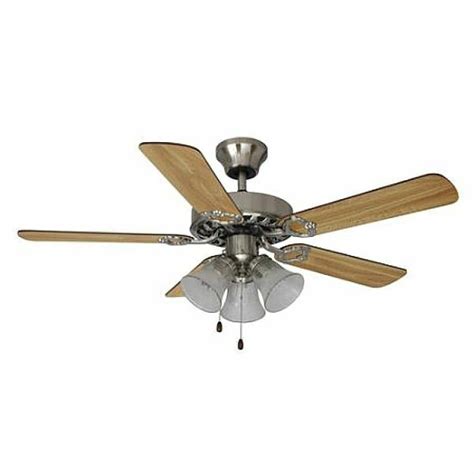 Mainstays 42 Ceiling Fan With Light Kit Satin Nickel For Sale Online