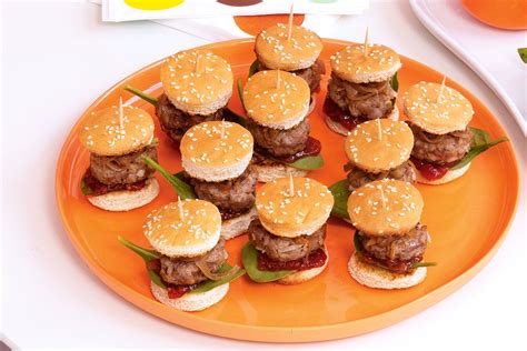 Mini Hamburgers Recipe Mini Hamburgers Food Recipes