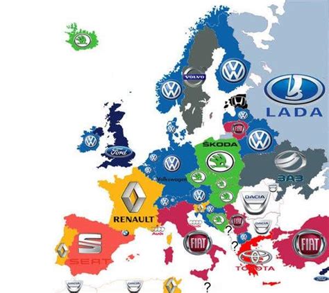Most Popular Car Brands In Europe Reurope