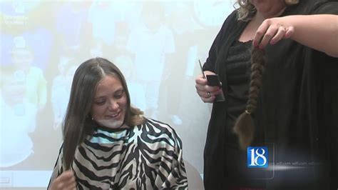 Teacher Donates Hair To Locks Of Love Youtube