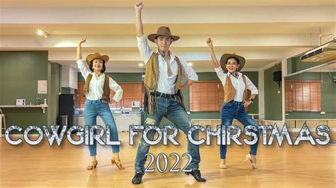 【line Dance】cowgirl For Christmas 2022 Youtube
