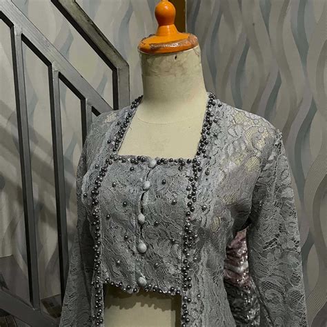 Kebaya Kutubaru Mutiara / Kebaya Kutu Baru Brokat Modern | Lazada Indonesia
