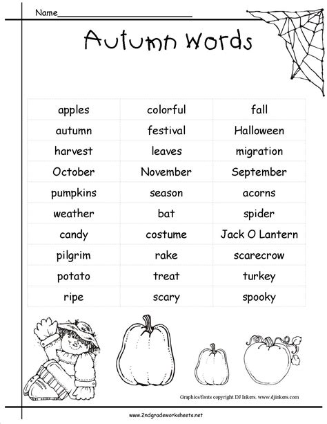 Free Printable Preschool Fall Themed Color By Number Worksheet Free