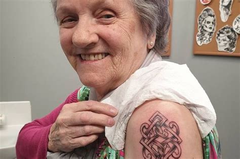Granny 79 Gets Her First Tattoo As Granddaughter Opens West Lothian
