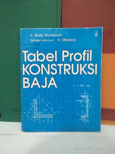 Jual Buku Original Tabel Profil Konstruksi Baja Oleh Ir Rudy Gunawan Di