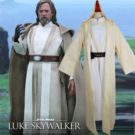 Movie Star Wars 8 Jedi Knight Costume Luke Skywalker Cosplay 2018