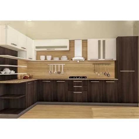 Lacquer L Shaped Godrej Modular Kitchen At Rs 1800square Feet In