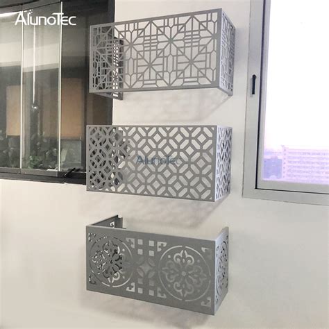 China Powder Coating 3D Decorative Outdoor Air Conditioner Cover