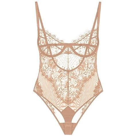 Sheer Lace Bodysuit Colors Love Liked On Polyvore Featuring Intimates
