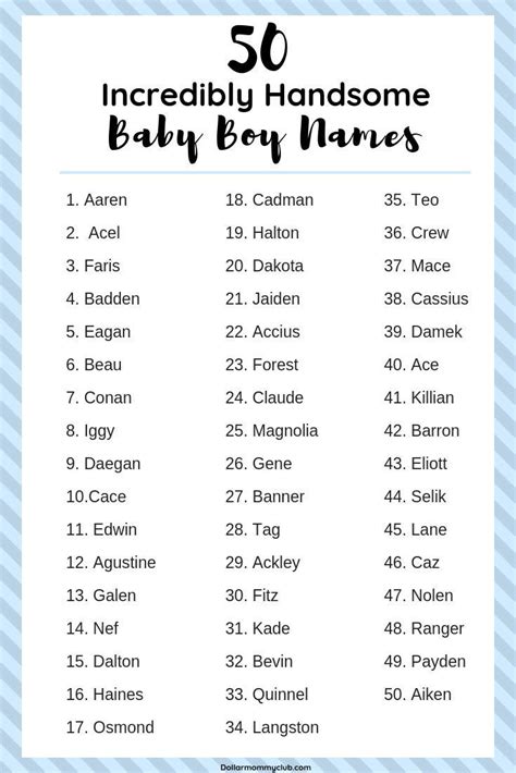 Unique Boy Names If You Have A Baby Boy And Are Looking For Some