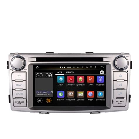 Car GPS Navigation For Toyota Hilux 2012 2013 2014 2015 Android 10 0