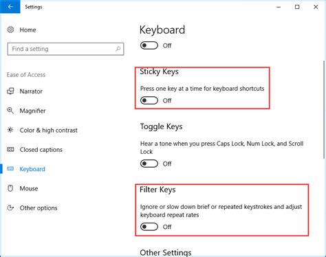 как разблокировать клавиатуру на компьютере Windows 10