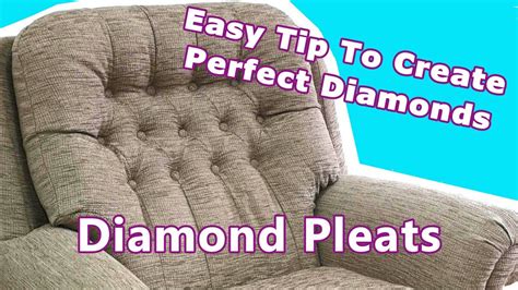 Best Stitched Diamond Tufting Tutorial Upholstery For Beginners