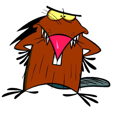 Daggett Beaver Angry Beaver Cartoon Character Tattoos Beaver