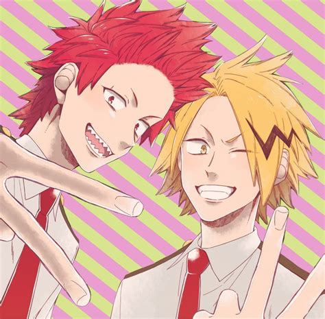 Boku No Hero Academia Kirishima Eijirou Kaminari Denki