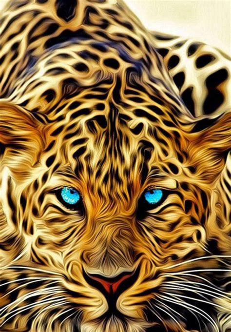 Download Leopard Digital Art Ipad 2021 Wallpaper