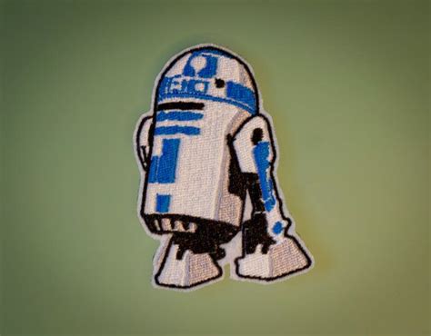 R2d2 Star Wars Embroidered Robot Droid Iron On Patch Etsy Star Wars