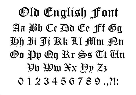 Medieval Alphabet Medieval Font Clipart Svgpngaidxfttf Format