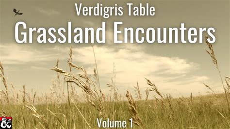 Grassland Encounters Volume 1 Youtube
