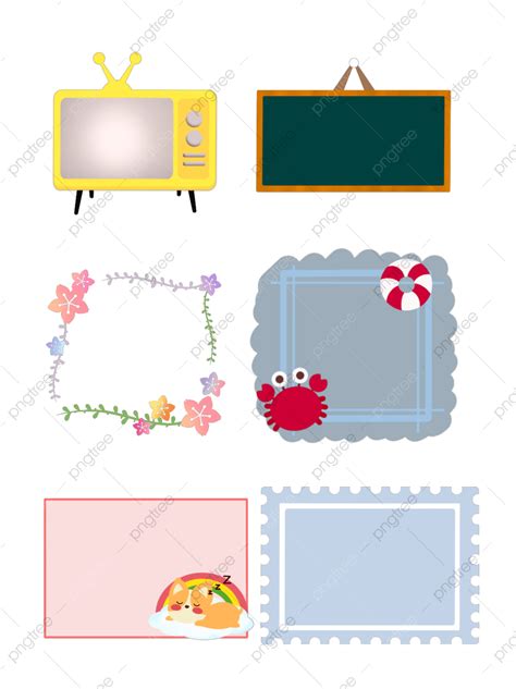 Free Material Hd Transparent Png Matting Free Border Material Cartoon