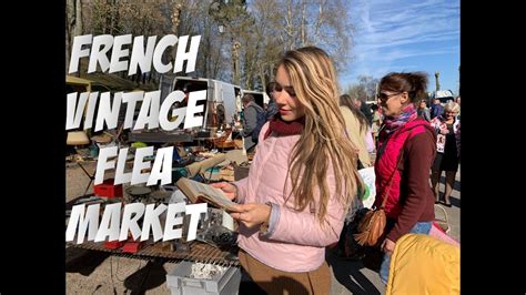 French Vintage Antique Flea Market Near Paris Youtube