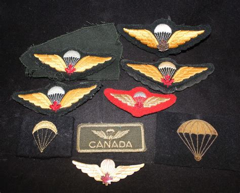 Collectables Canada Army Parachute Qualification Wings Patch