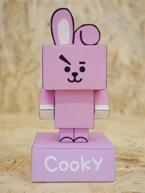Cooky Bt21 Cubeecraft By Sugarbee908 On Deviantart Paper Toys Diy