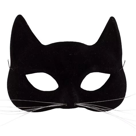 Black Cat Mask 6 12in X 4 34in Party City