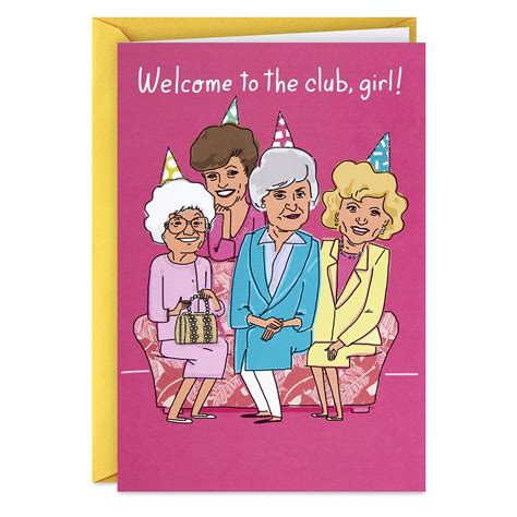 Buy Hallmark Shoebox Golden Girls Birthday Card For Women Welcome To