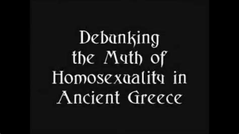 the myth of homosexuality in ancient greece