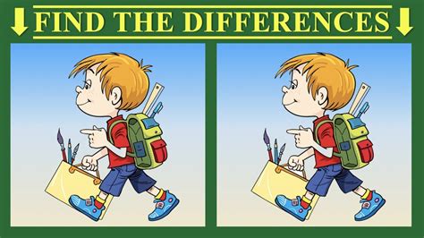 Find 3 Differences Picture Puzzle 34 Youtube