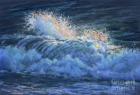 The Pounding Waves Painting By Pam Hartford Fine Art America