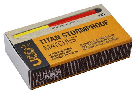 Buy Uco Titan Stormproof Long Burning Waterproof And Windproof Matches