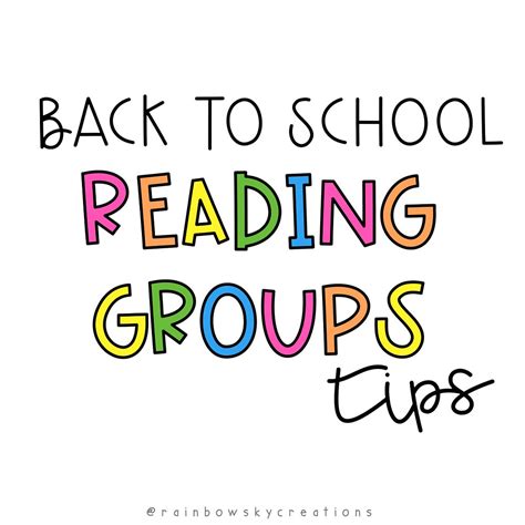 Back To School Shortcuts For Organising Reading Groups