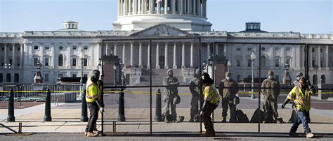 Bedlam At Us Capitol Renews Debate Over Permanent Security Fence 2021