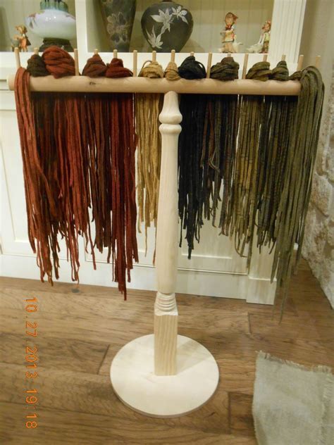 Organize Your Rug Hooking Supplies With This Color Sorting Rack