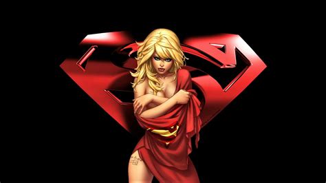 Supergirl In Red Cape Dc Comics Wallpaper Fanpop Page